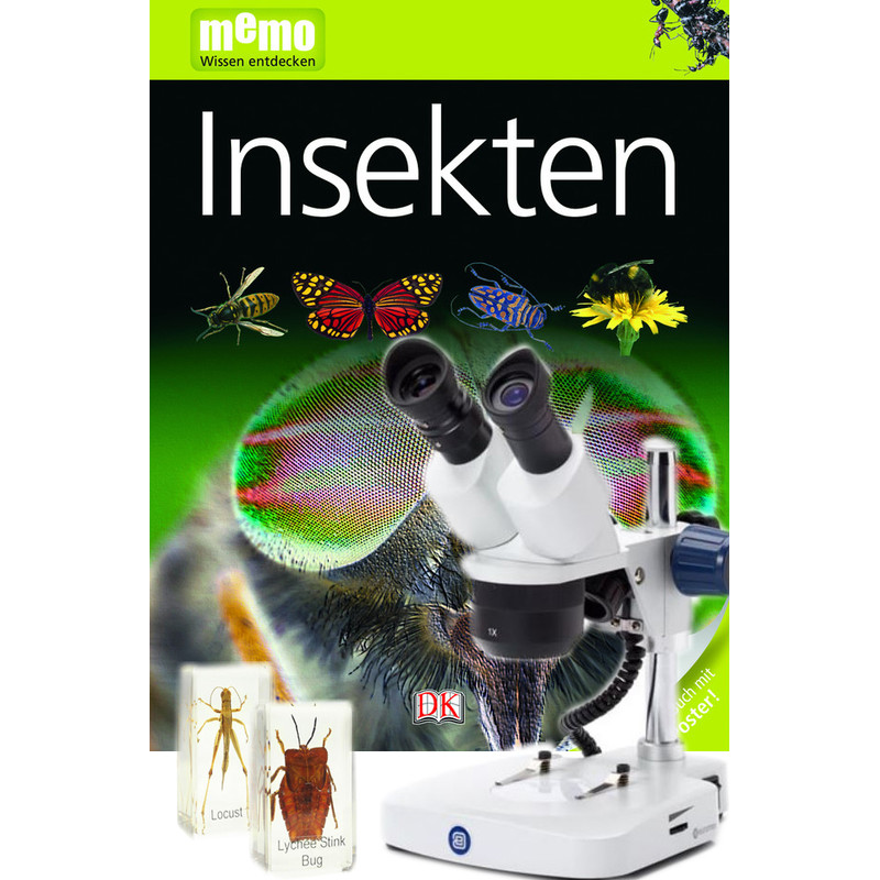Euromex Stereomikroskop EduBlue 1/3 ED.1302-P, Insekten-Set