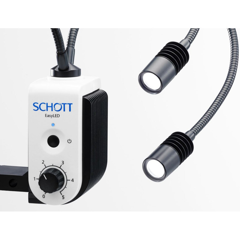 ZEISS Zoom-Stereomikroskop Stemi 508, bino, Stativ K; w.d.92;10x/23; Zoom 8:1; 0,63x-5x; EasyLED Doppelspot