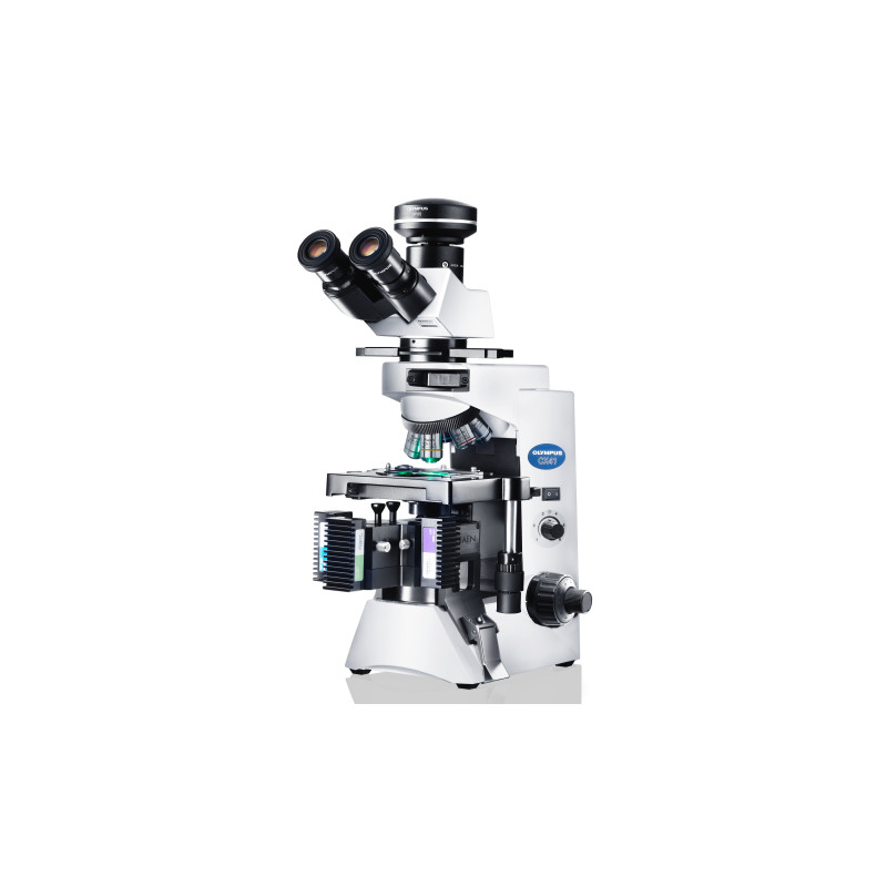 Microscope Evident Olympus CX41 fluorescence, trino, 40x,100x, 400x