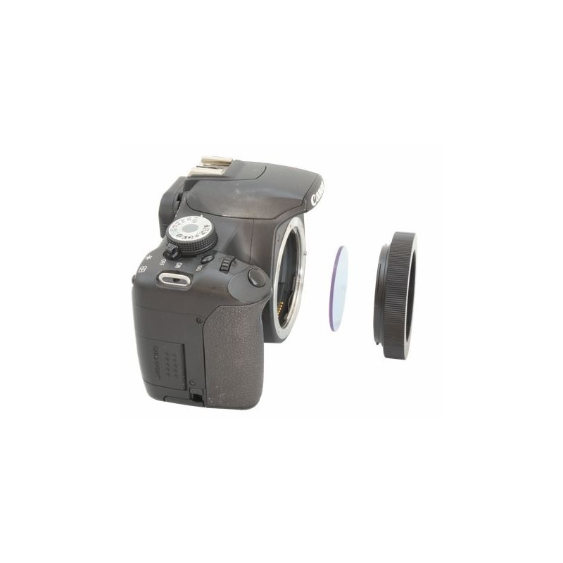 Adaptateur appareil-photo PrimaLuceLab Bague T2 Canon EOS avec support filtre 2"