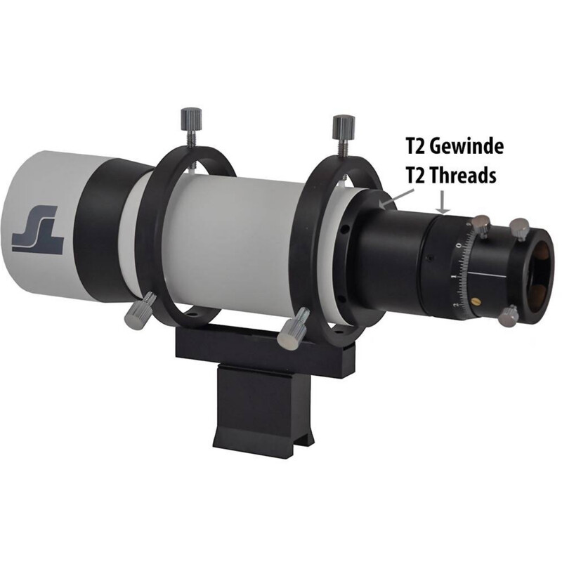Guidescope TS Optics Lunette de guidage et chercheur Deluxe 60 mm avec microfocus
