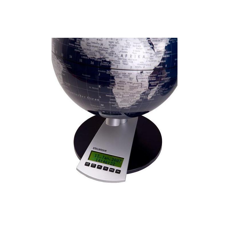 Stellanova Le temps du monde Globe noir 20cm (Allemand)