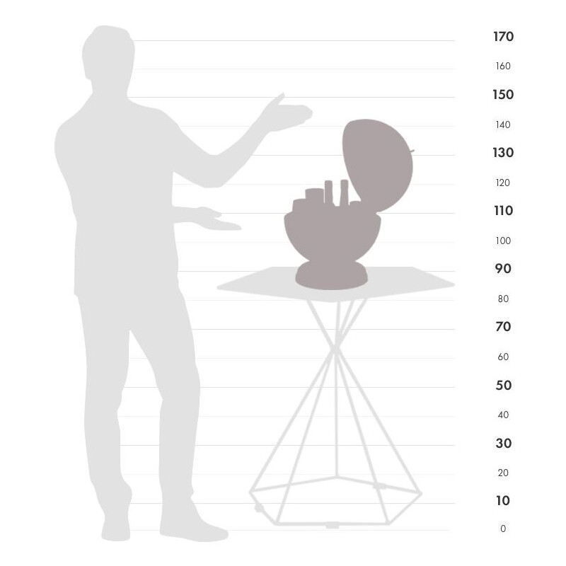 Globe de bar Zoffoli living Urano 40cm