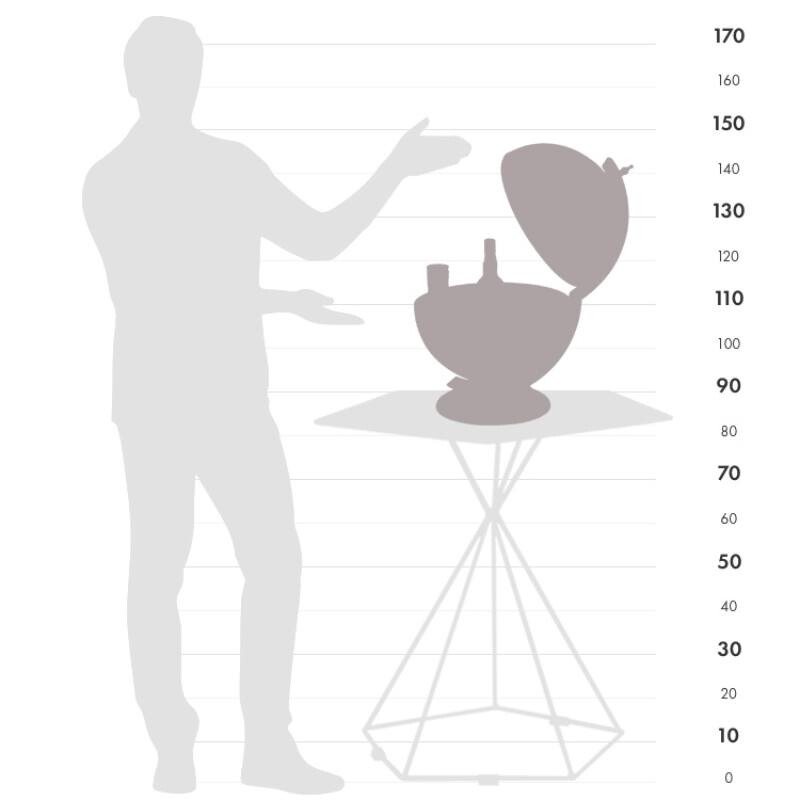 Globe de bar Zoffoli living Sfera 42 Ivory 42cm