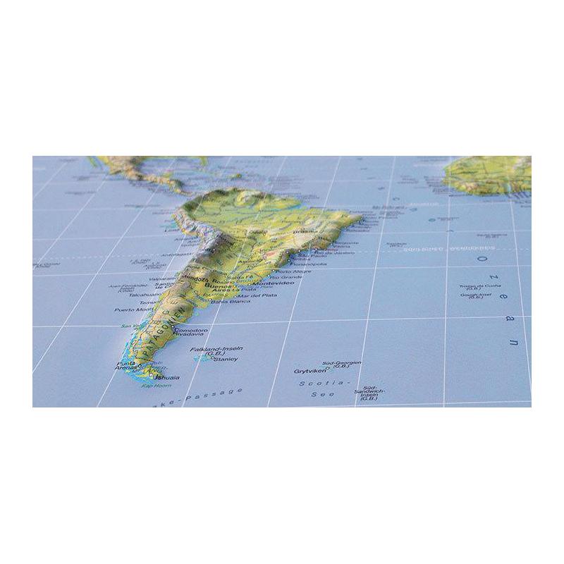 Mappemonde Stellanova 3D Magnetic World Map, M 1:73 Mio.