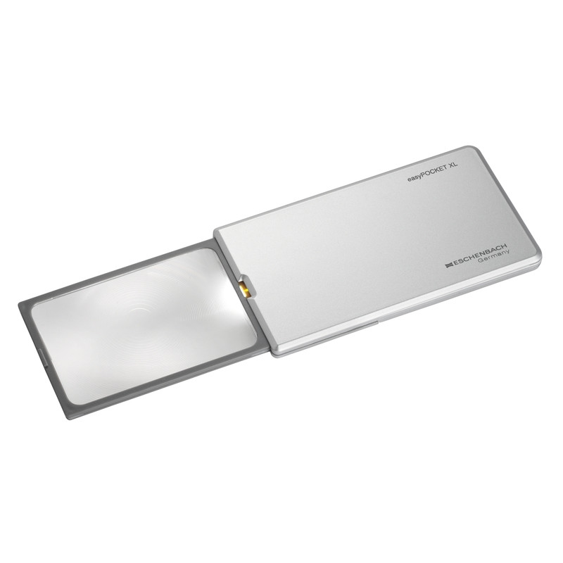 Eschenbach Lupe easyPocket XL 75x50mm 2,5x silber