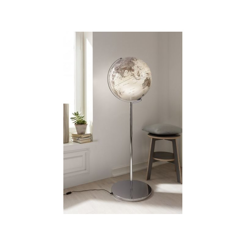 Globe sur pied TROIKA Sojus Silver 43cm