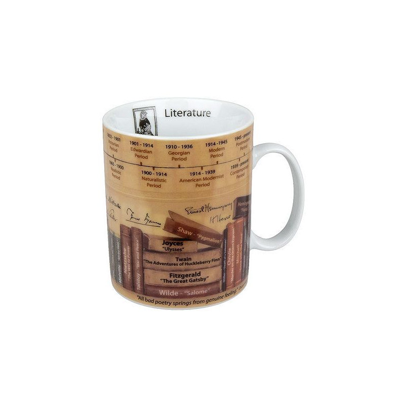 Tasse Könitz Mugs of Knowledge Literature