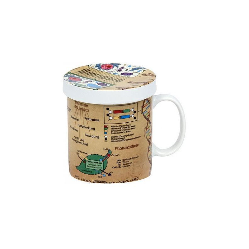 Könitz Tasse Wissensbecher für Teetrinker Biologie