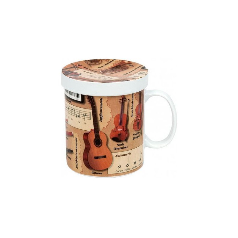 Könitz Tasse Wissensbecher für Teetrinker Musik