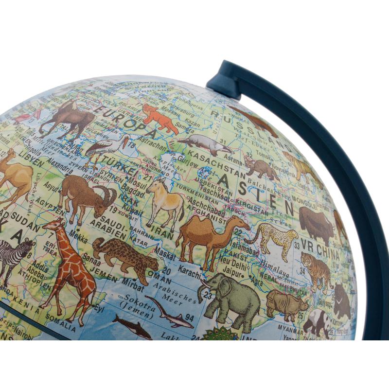 Globe lumineux des animaux