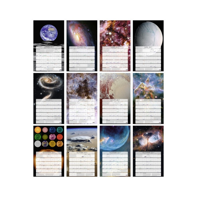 Amds édition  Kalender Astronomique 2017