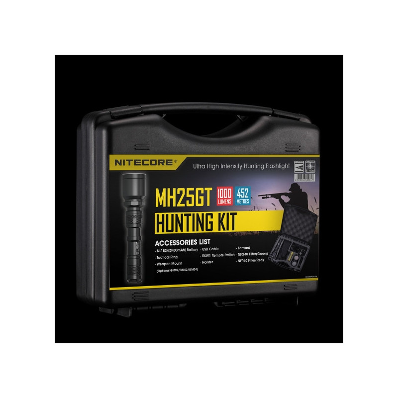 Nitecore Taschenlampe MH25 GT Jagdset