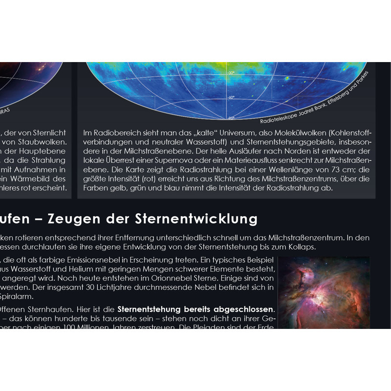 Astronomie-Verlag Poster Unsere Milchstraße