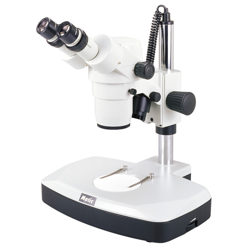 Microscope stéréo zoom Motic SMZ-168-BL, bino, 7,5x - 50x