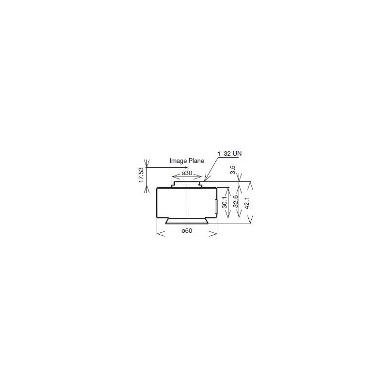 Evident Olympus Adaptateur U-TV0.5XC-3-8 monture C pour capteur