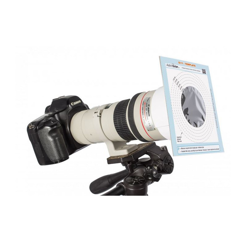 Feuille filtrante Baader Film filtrant AstroSolar® ECO-size Safety, indice d'opacité (OD) 5,0, 140 x 155 mm