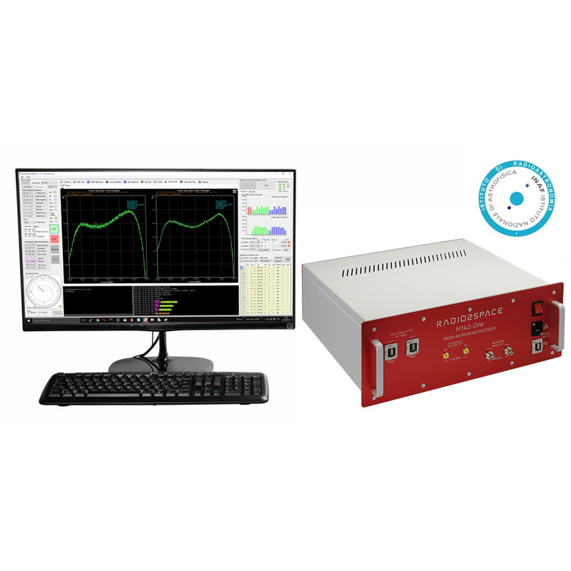 Radio2Space Radioteleskop Spider 300A Advanced mit wetterfester AZ-Montierung GoTo