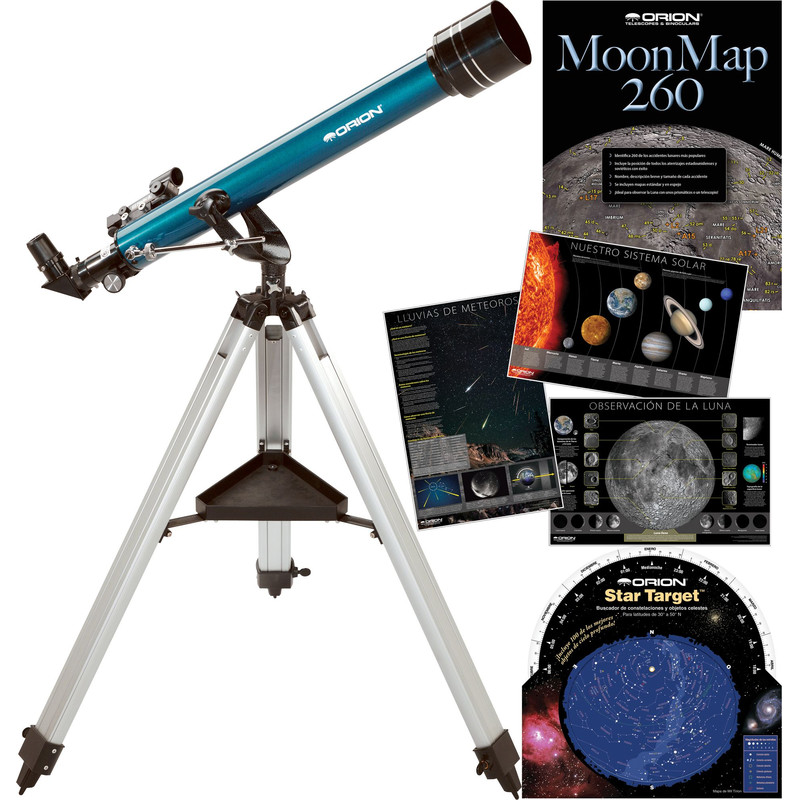 Télescope Orion AC 60/700 Observer AZ-1 conjunto de iniciación