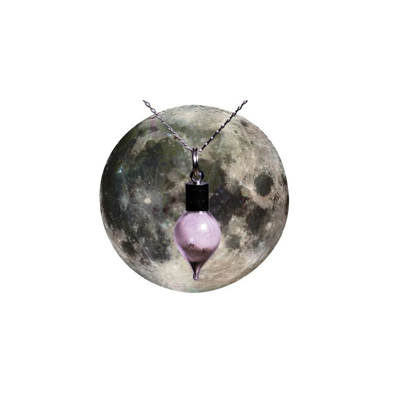 Météorites Jurassic Jewellery collier poussière de Lune (pendentif forme de goutte)