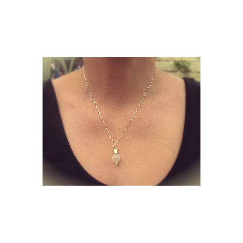 Météorites Jurassic Jewellery collier poussière de Lune (pendentif forme de goutte)