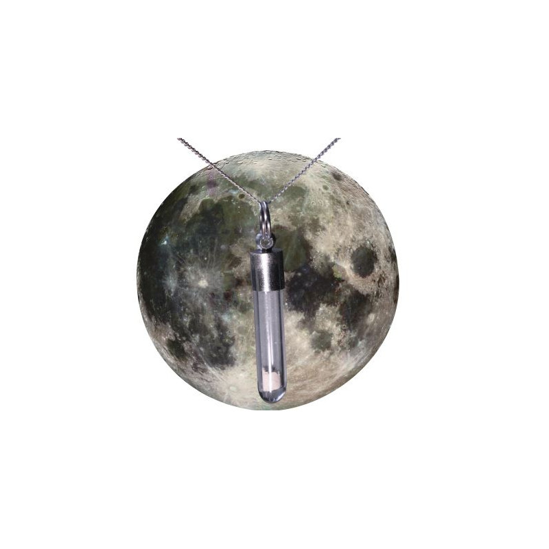 Météorites Jurassic Jewellery collier poussière de Lune (pendentif fiole)