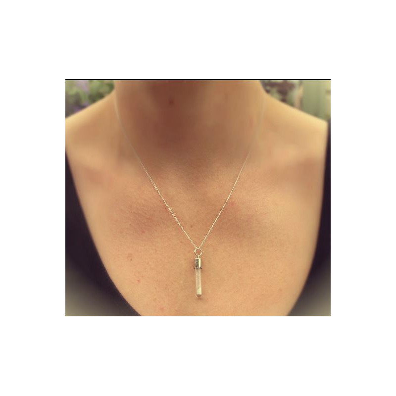 Météorites Jurassic Jewellery collier poussière de Lune (pendentif fiole)