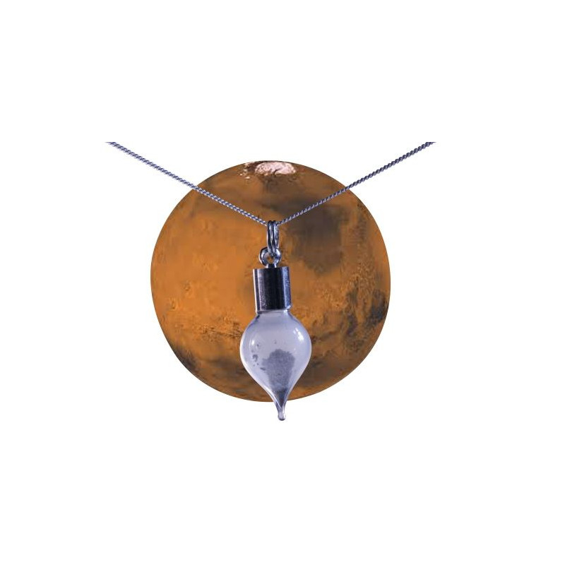 Météorites Jurassic Jewellery collier poussière de Mars (pendentif forme de goutte)
