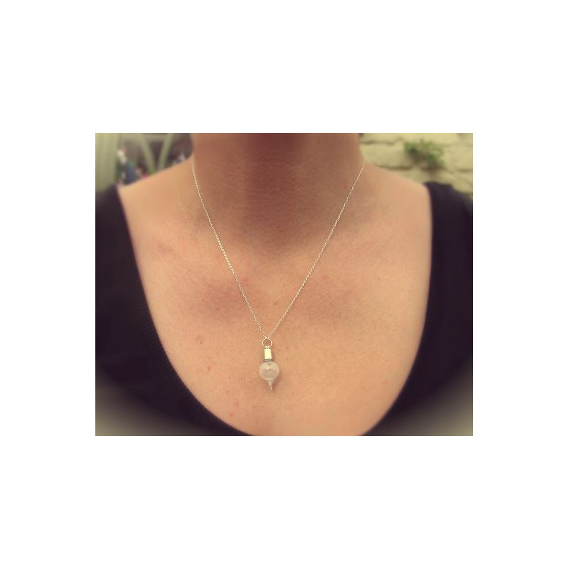 Météorites Jurassic Jewellery collier poussière de Mars (pendentif forme de goutte)
