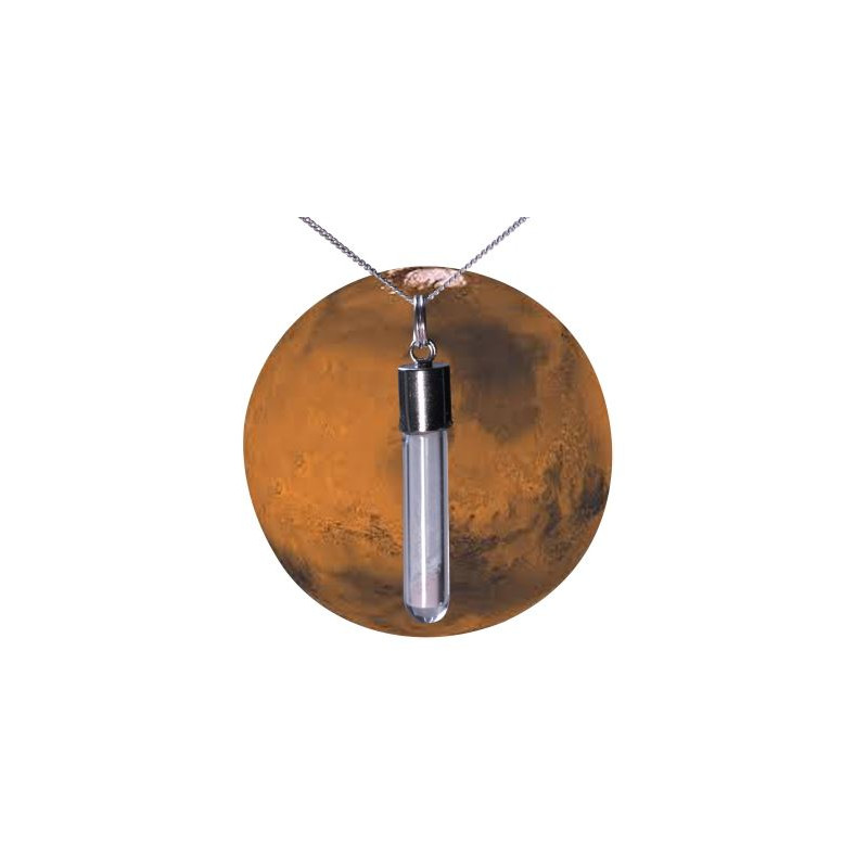 Météorites Jurassic Jewellery collier poussière de Mars (pendentif fiole)