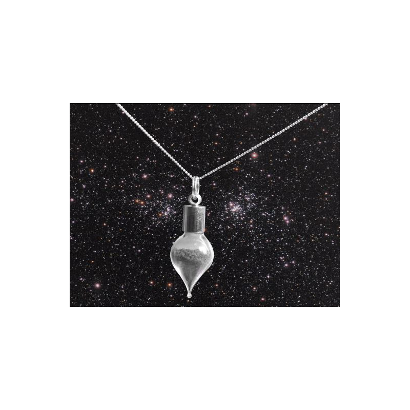 Météorites Jurassic Jewellery collier poussière de météorite (pendentif forme de goutte)