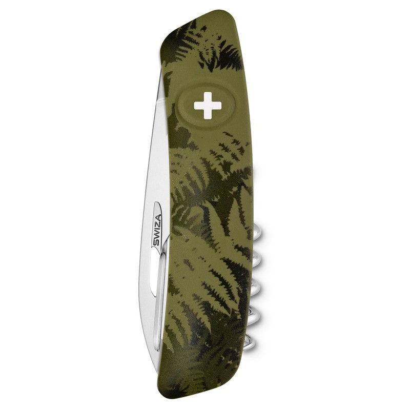 Couteaux SWIZA Couteau de poche suisse C01 SILVA Camo Farn kaki