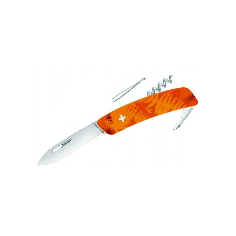 Couteaux SWIZA Couteau de poche suisse C01 FILIX Camo Farn Orange
