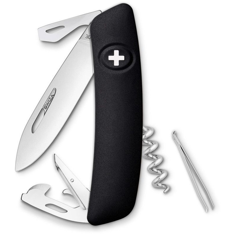 Couteaux SWIZA Couteau de poche suisse D03 noir