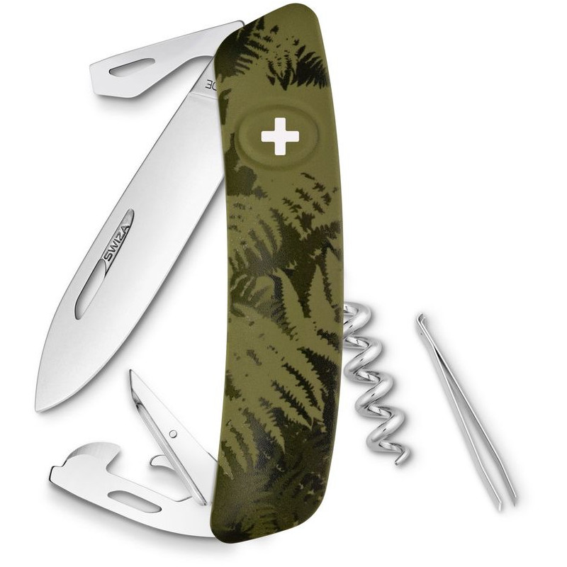 SWIZA Schweizer Taschenmesser C03 SILVA Camo Farn Khaki