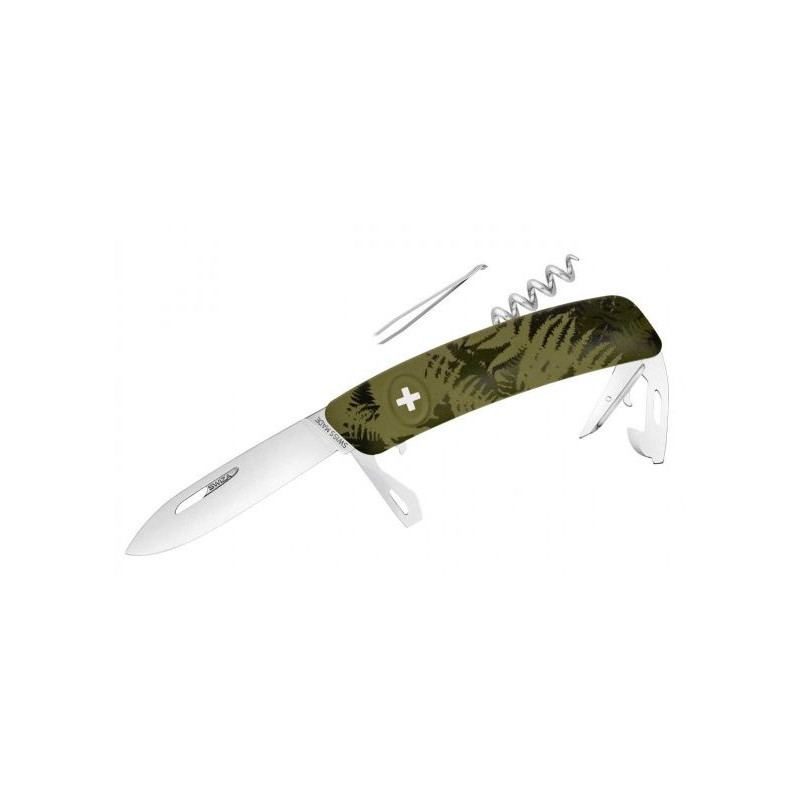 SWIZA Schweizer Taschenmesser C03 SILVA Camo Farn Khaki