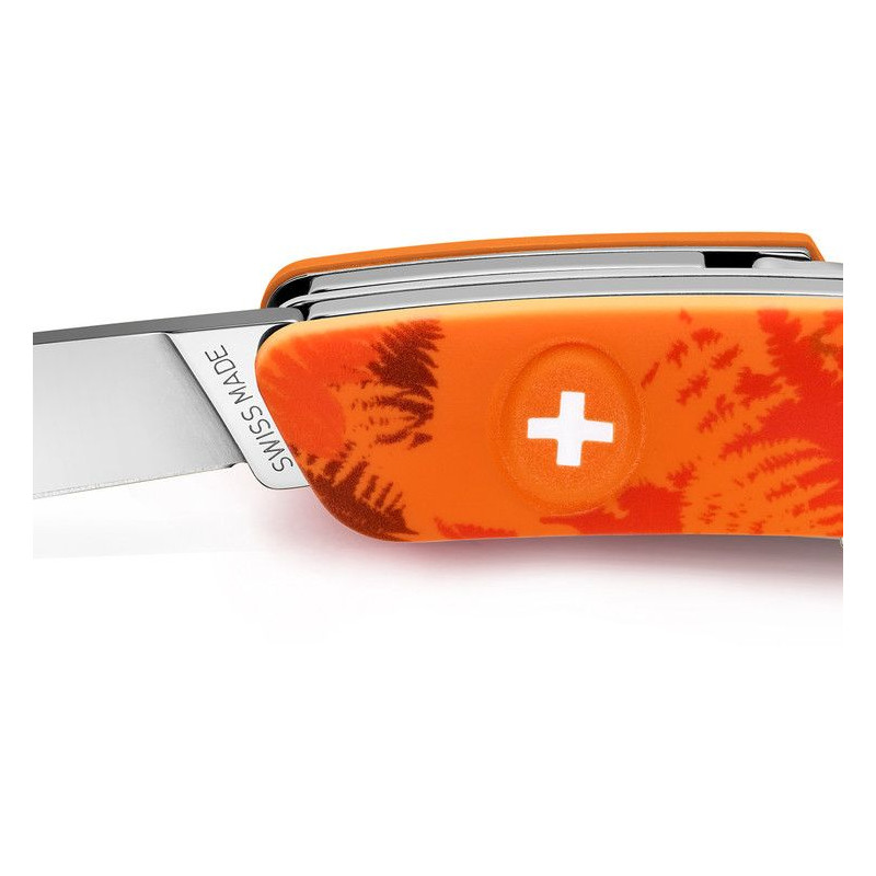 Couteaux SWIZA Couteau de poche suisse C03 FILIX Camo Farn Orange
