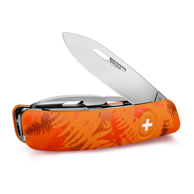 Couteaux SWIZA Couteau de poche suisse C03 FILIX Camo Farn Orange