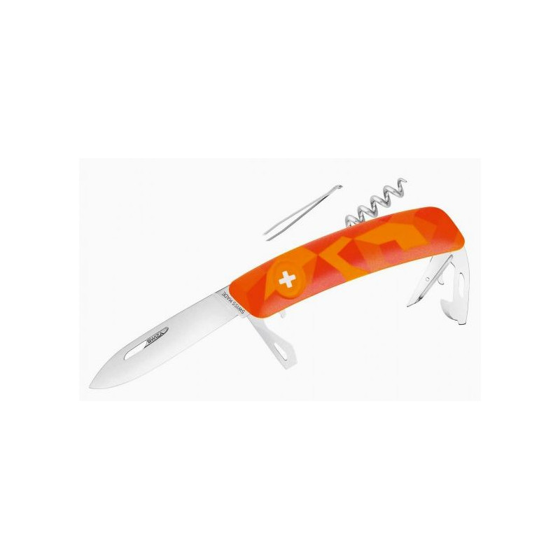 Couteaux SWIZA Couteau de poche suisse C03 LUECO Camo Urban Orange