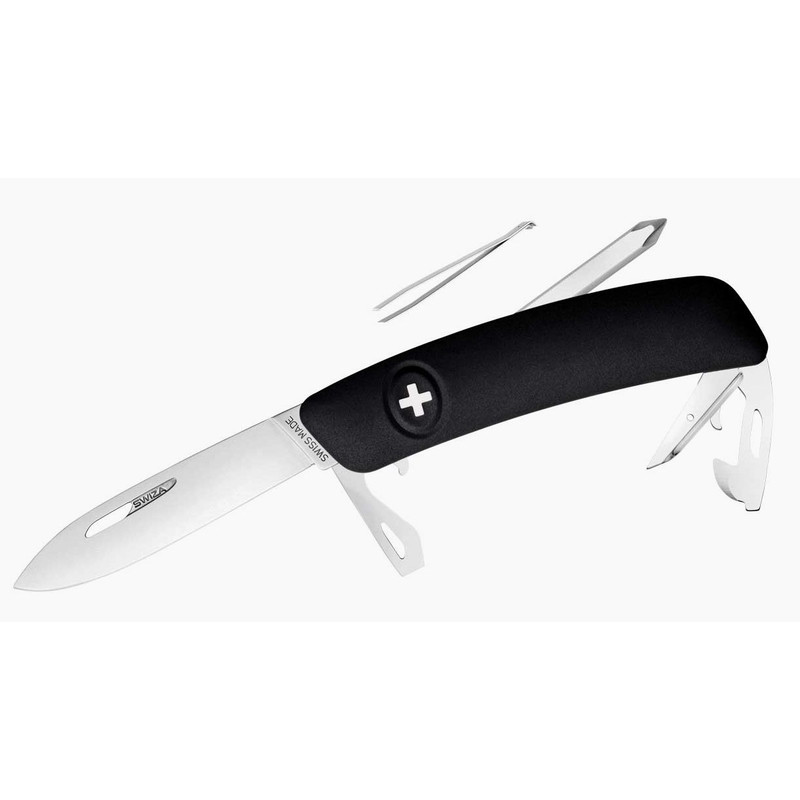 Couteaux SWIZA Couteau de poche suisse D04 noir