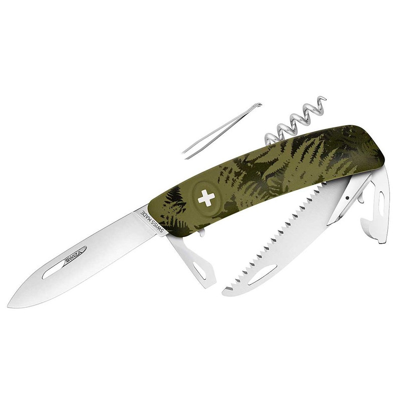 SWIZA Schweizer Taschenmesser C05 SILVA Camo Farn khaki