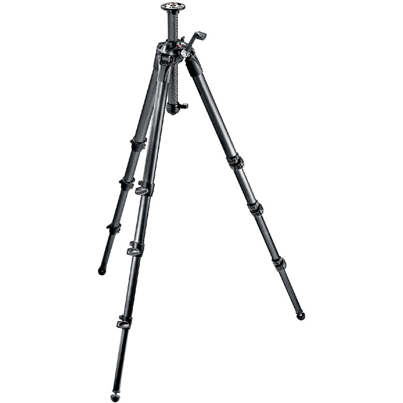 Trépied en carbone Manfrotto MT057C4-G 4-sections et colonne à crémaiilère