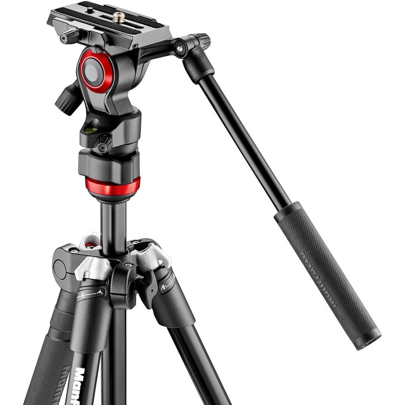 Trépied en aluminium Manfrotto MVKBFR-LIVE Befree Live avec tête vidéo