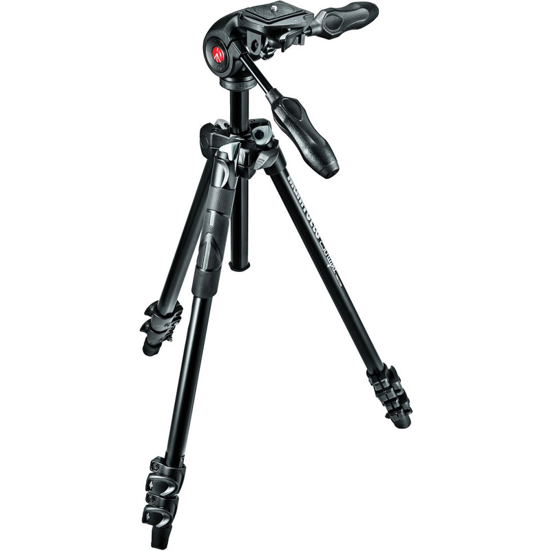 Manfrotto Aluminium-Dreibeinstativ MK290LTA3-3W mit 3-Wegeneiger