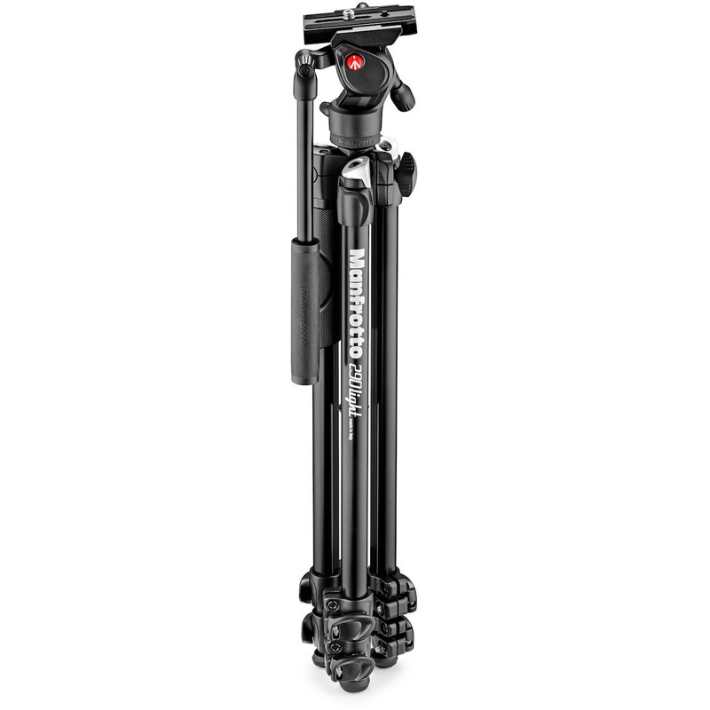 Manfrotto Aluminium-Dreibeinstativ MK290LTA3-V mit Befree Live Videoneiger