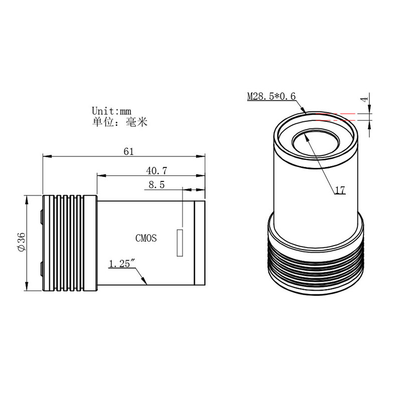 ZWO Kamera ASI 174 MM Mini Mono