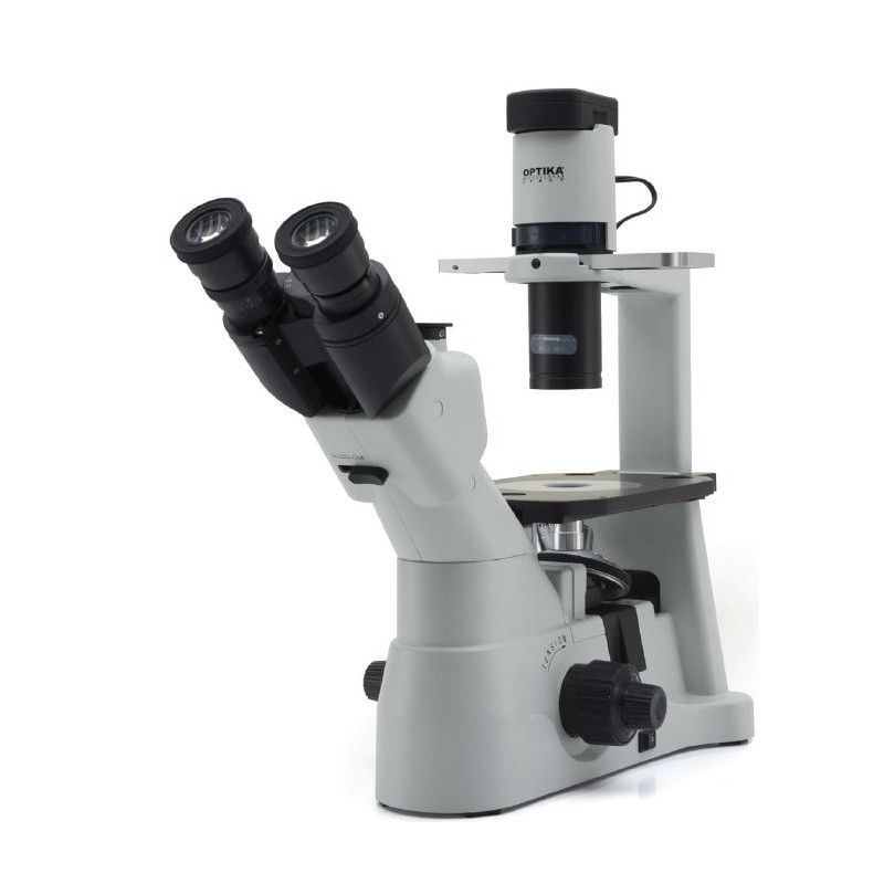 Microscope inversé Optika Mikroskop IM-3IVD, trino, invers, phase, IOS LWD W-PLAN, 100x-400x, EU, IVD