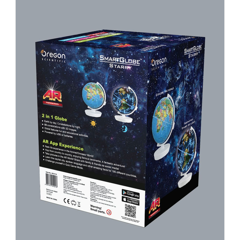 Oregon Scientific Kinderglobus Starry Globe Day&Night Augmented Reality 23cm