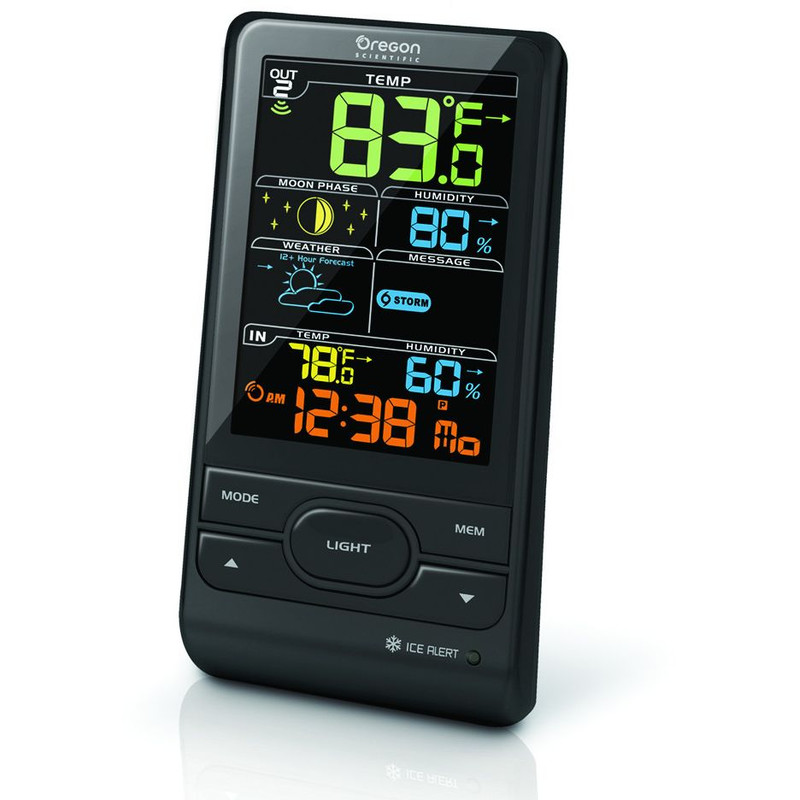 Oregon Scientific Wetterstation BAR 208SX Black