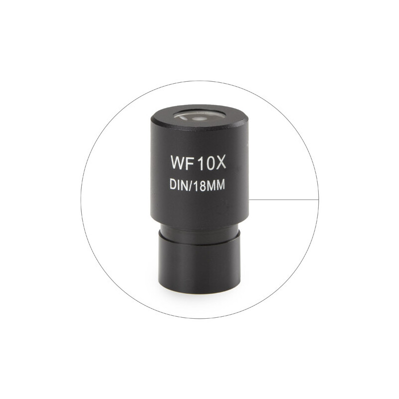 Euromex Oculaire HWF 10x / 18 mm, avec pointeur, EC.6010-P (EcoBlue)